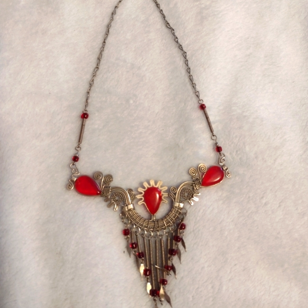Handmade Boho South American Necklace